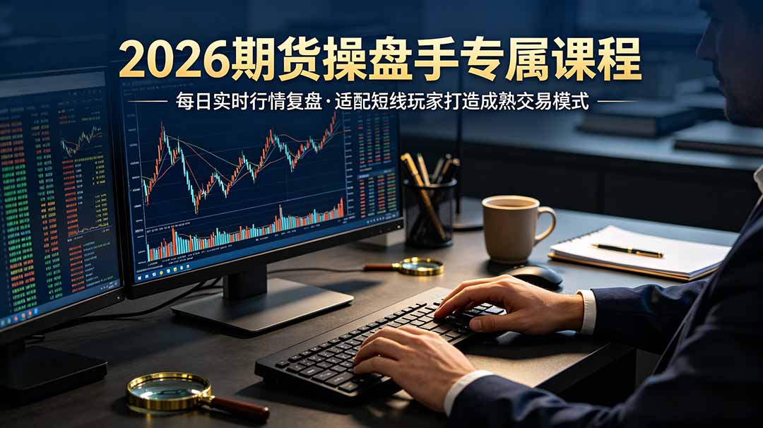 2026期货操盘手专属课程-更新7月11，每日实时行情复盘，适配短线玩家打造成熟交易模式-米壳知道—知识分享平台