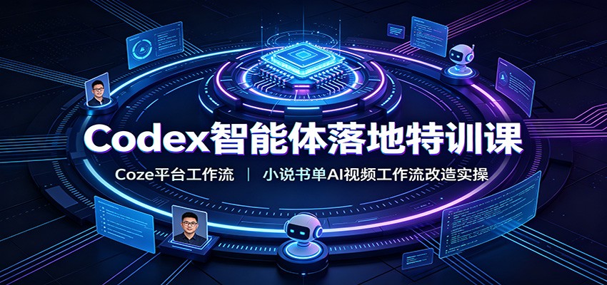 Codex智能体落地特训课：Coze平台工作流，小说书单AI视频工作流改造实操-米壳知道—知识分享平台