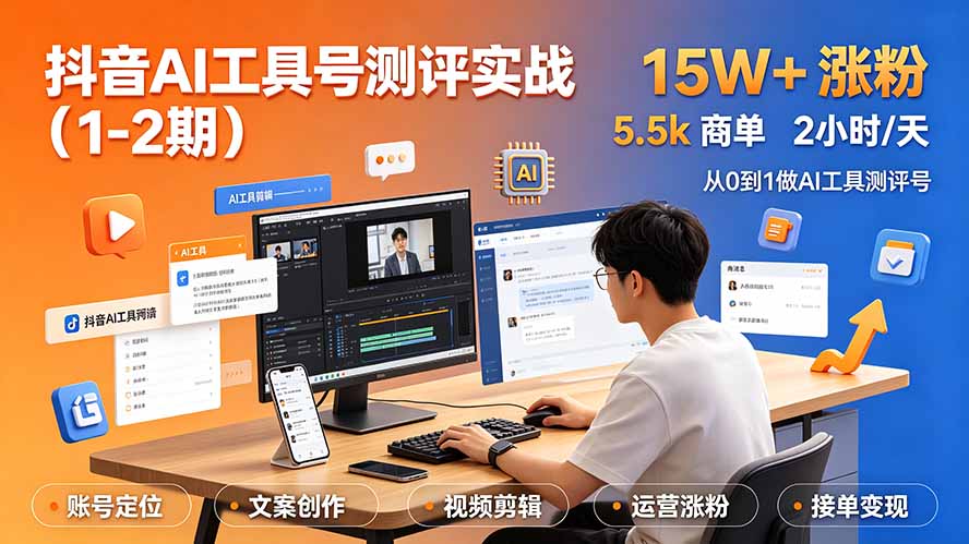 抖音AI工具号测评实战(1-2期-米壳知道—知识分享平台