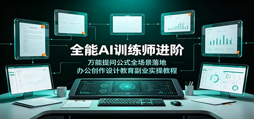 全能AI训练师进阶:万能提问公式全场景落地,办公创作设计教育副业实操教程-米壳知道—知识分享平台