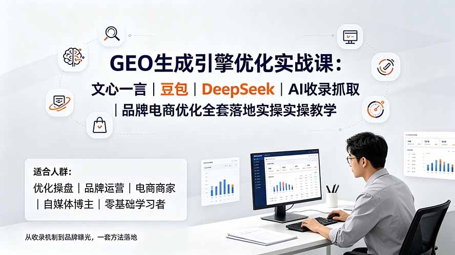 GEO生成引擎优化实战课:文心一言|豆包|DeepSeek|AI收录抓取|品牌电商优化全套落地实操教学-米壳知道—知识分享平台