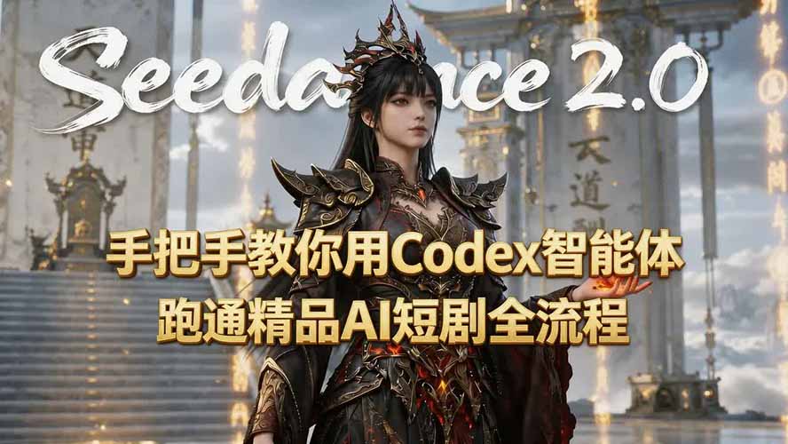 手把手教你用Seedance2.0+Codex智能体跑通精品AI短剧全流程(附3种skill技能-米壳知道—知识分享平台