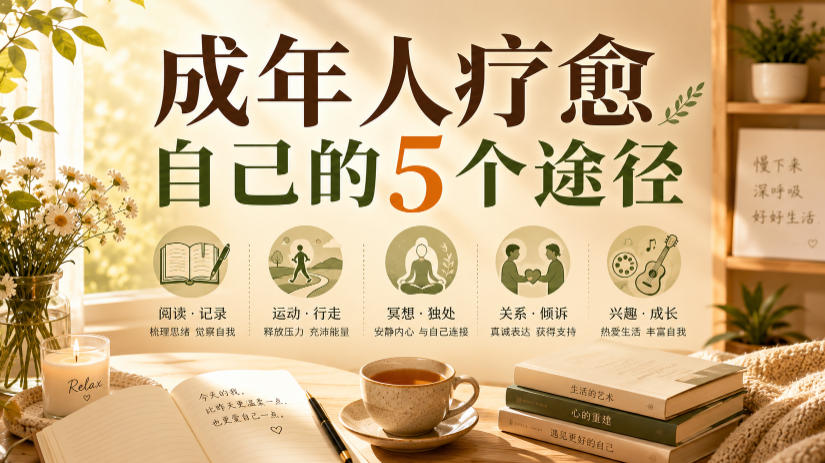 付费文章：成年人疗愈自己的5个途径-米壳知道—知识分享平台