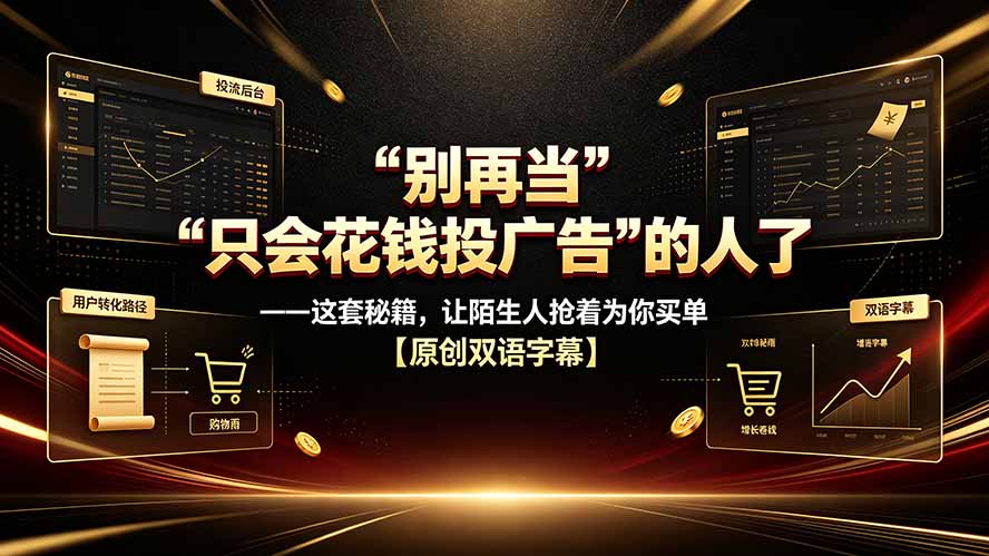 别再当“只会花钱投广告”的人了——这套秘籍，让陌生人抢着为你买单【原创双语字幕】-米壳知道—知识分享平台