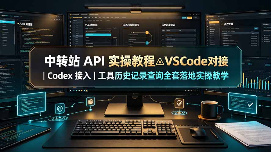 中转站 API 实操教程△VSCode 对接｜Codex 接入｜工具历史记录查询全套落地实操教学-米壳知道—知识分享平台