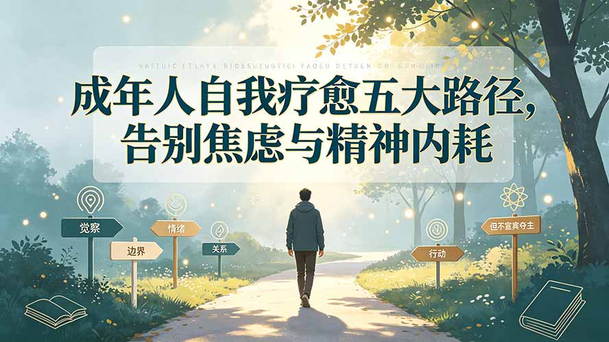 付费文章：成年人自我疗愈五大路径，告别焦虑与精神内耗-米壳知道—知识分享平台