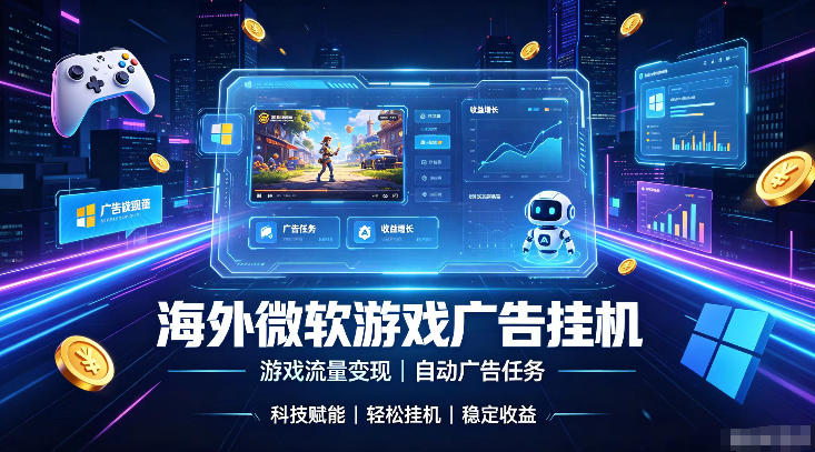 海外游戏广告自动挂G，轻资产海外副业风口，单设备稳定产出500+【揭秘】-米壳知道—知识分享平台