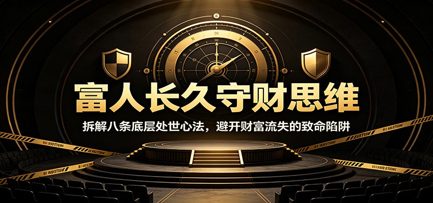富人长久守财思维：拆解八条底层处世心法，避开财富流失的致命陷阱-米壳知道—知识分享平台