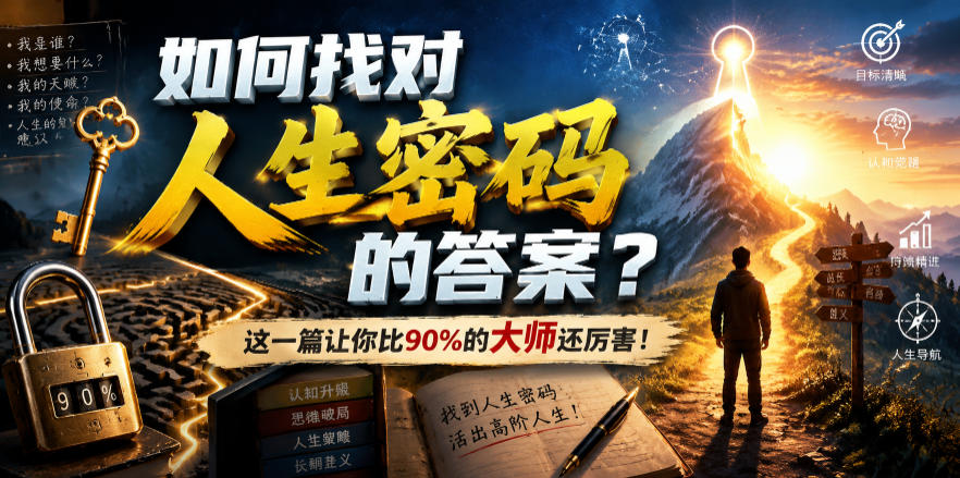 付费文章：如何找对人生密码的答案？这一篇让你比90%的大师还厉害！-米壳知道—知识分享平台