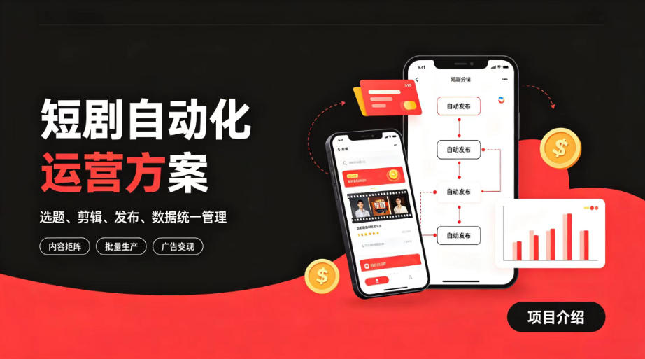 快手全自动短剧矩阵项目｜自动化分发，流量持续变现【揭秘】-米壳知道—知识分享平台