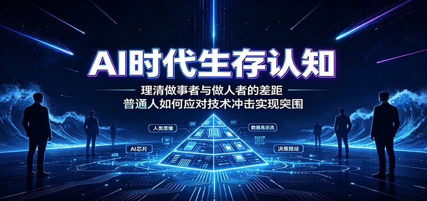 AI时代生存认知：理清做事者与做人者的差距，普通人如何应对技术冲击实现突围-米壳知道—知识分享平台