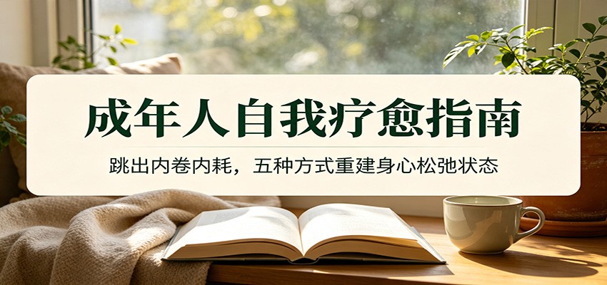 成年人自我疗愈指南：跳出内卷内耗，五种方式重建身心松弛状态-米壳知道—知识分享平台
