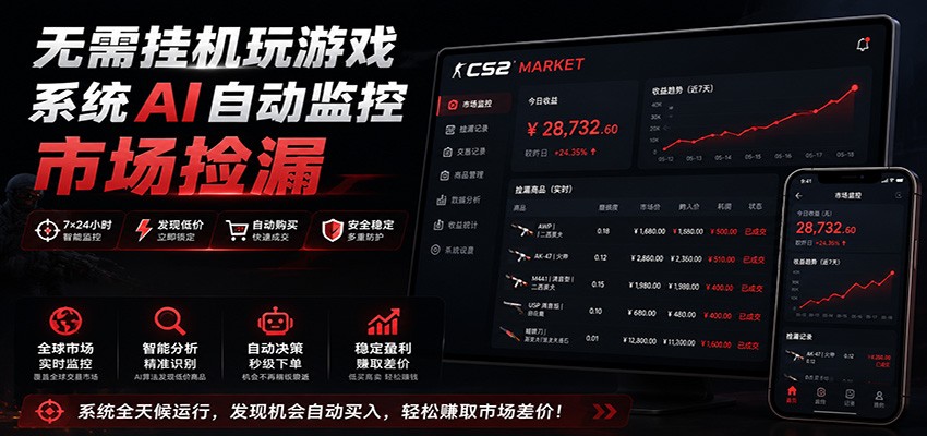 系统AI自动监控市场捡漏，不用玩游戏，只需要一部手机，支持任何形式数据验证-米壳知道—知识分享平台
