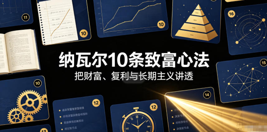 付费文章:纳瓦尔10条致富心法-米壳知道—知识分享平台