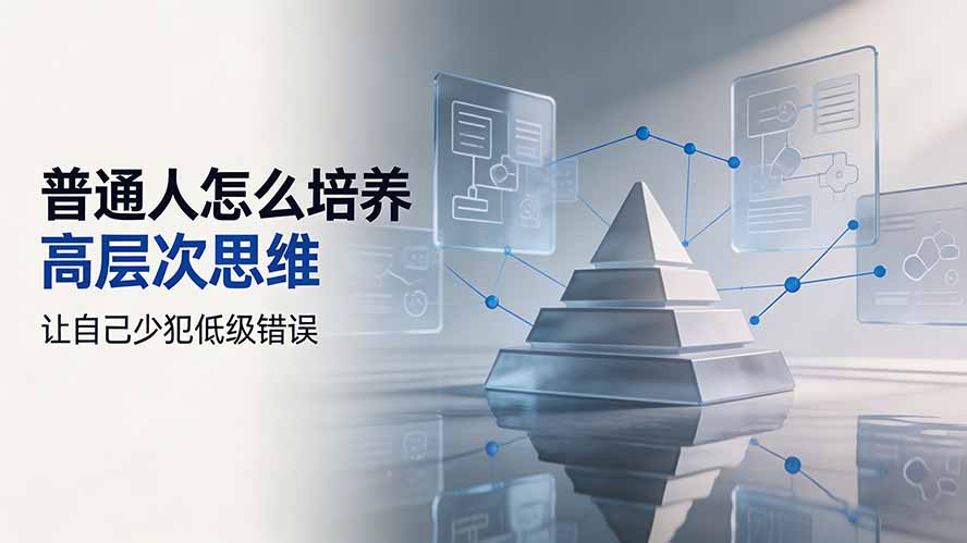 付费文章:普通人怎么培养高层次思维,让自己少犯低级错误-米壳知道—知识分享平台
