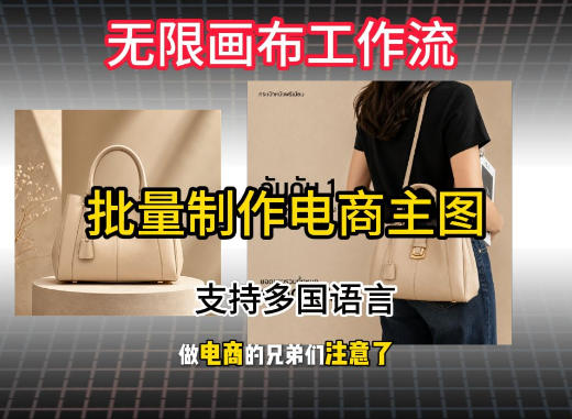 无限画布工作流搭建教程，一键电商主图批量制作，批量下载，支持多国语言-米壳知道—知识分享平台