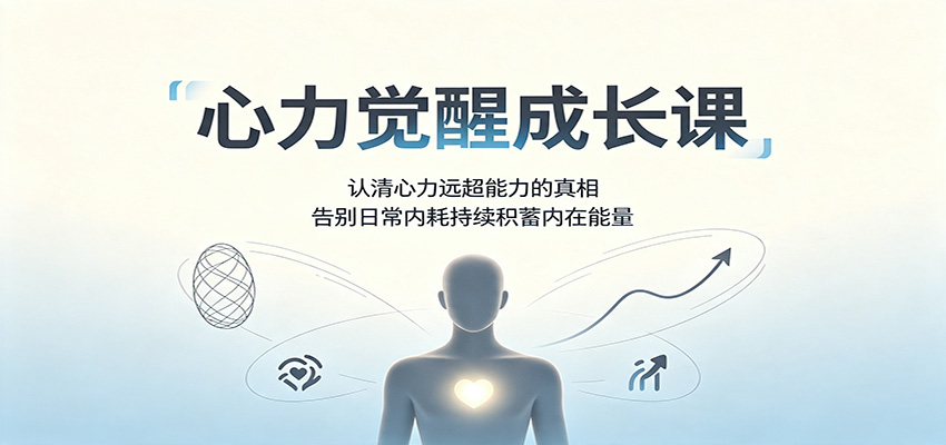 心力觉醒成长课：认清心力远超能力的真相，告别日常内耗持续积蓄内在能量-米壳知道—知识分享平台