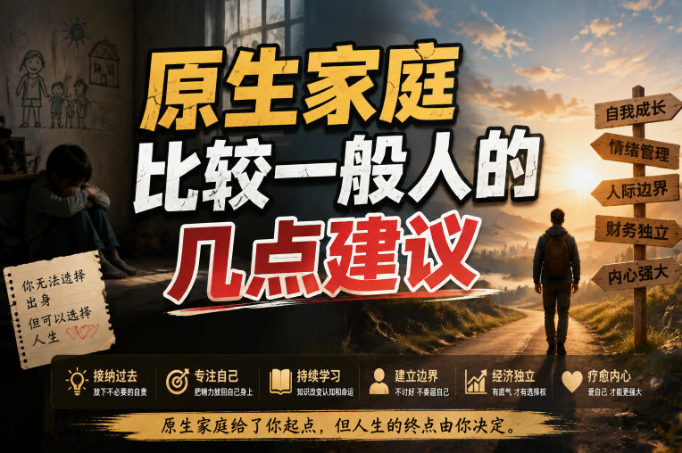 付费文章:给原生家庭比较一般人的几点建议-米壳知道—知识分享平台