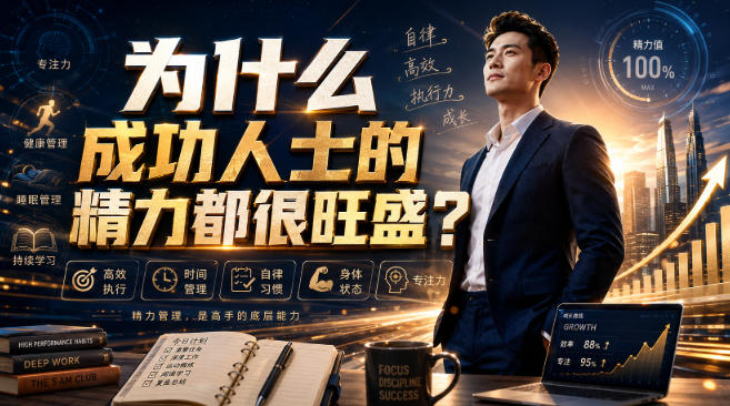 付费文章：为什么成功人士的精力都很旺盛？-米壳知道—知识分享平台