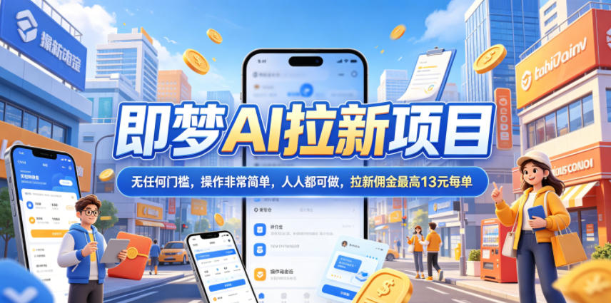 2026年即梦AI拉新项目最新玩法，无任何门槛，操作非常简单，人人都可做，拉新佣金最高13米每单(更新08月07日)-米壳知道—知识分享平台