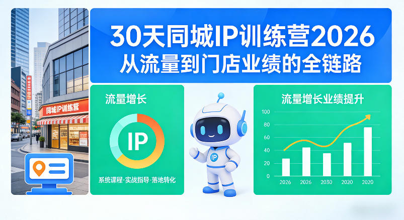 30天同城IP训练营2026年，从流量到门店业绩的全链路(0808更新)-米壳知道—知识分享平台