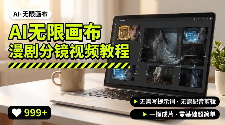 AI无限画布制作爆款漫剧分镜视频搭建教程，无需写脚本，无需制作音频，一键制作超简单-米壳知道—知识分享平台