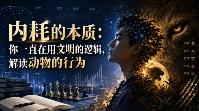 付费文章:内耗的本质:你一直在用文明的逻辑,解读动物的行为-米壳知道—知识分享平台