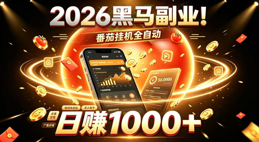 2026黑马副业!番茄挂G全自动日入1000+,操作最简单、门槛最低的线上轻资产项目【揭秘】-米壳知道—知识分享平台