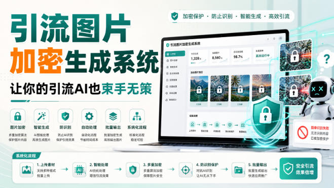 引流图片加密生成系统，让你的引流AI也束手无策-米壳知道—知识分享平台