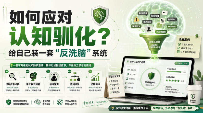付费文章：如何应对认知驯化？给自己装一套“反洗脑”系统-米壳知道—知识分享平台