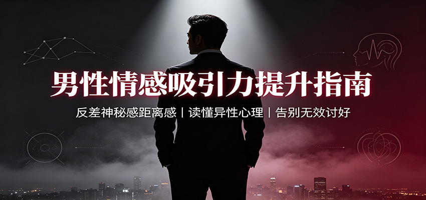 男性情感吸引力提升指南：反差神秘感距离感，读懂异性心理，告别无效讨好-米壳知道—知识分享平台