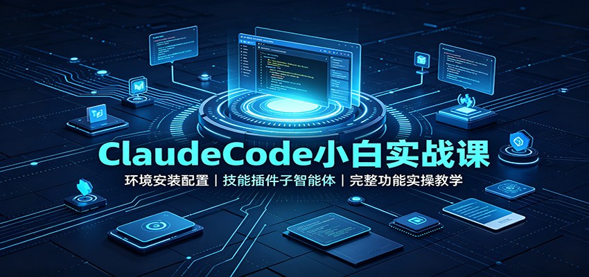 ClaudeCode小白实战课：环境安装配置，技能插件子智能体，完整功能实操教学-米壳知道—知识分享平台