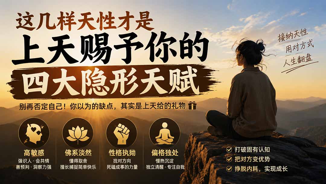 付费文章：这几样天性才是上天赐予你的四大隐形天赋-米壳知道—知识分享平台