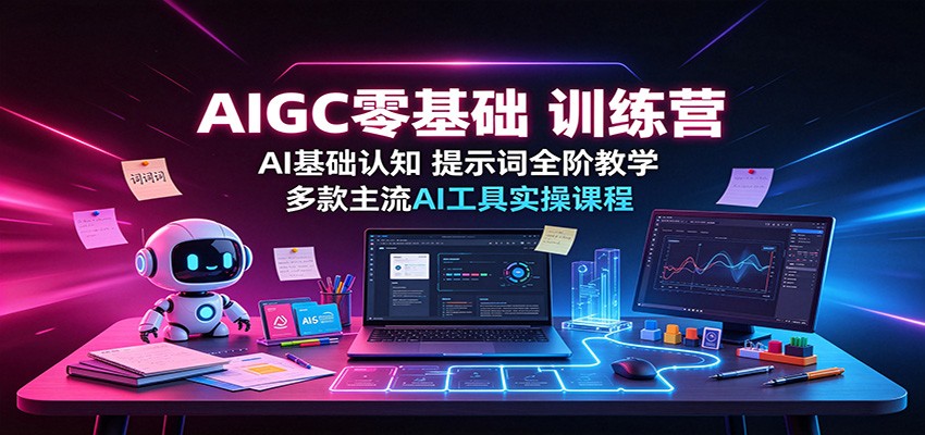 AIGC零基础训练营：AI基础认知，提示词全阶教学，多款主流AI工具实操课程-米壳知道—知识分享平台