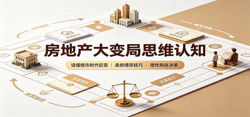 房地产大变局思维认知：读懂楼市时代巨变，卖房博弈技巧，理性购房决策-米壳知道—知识分享平台