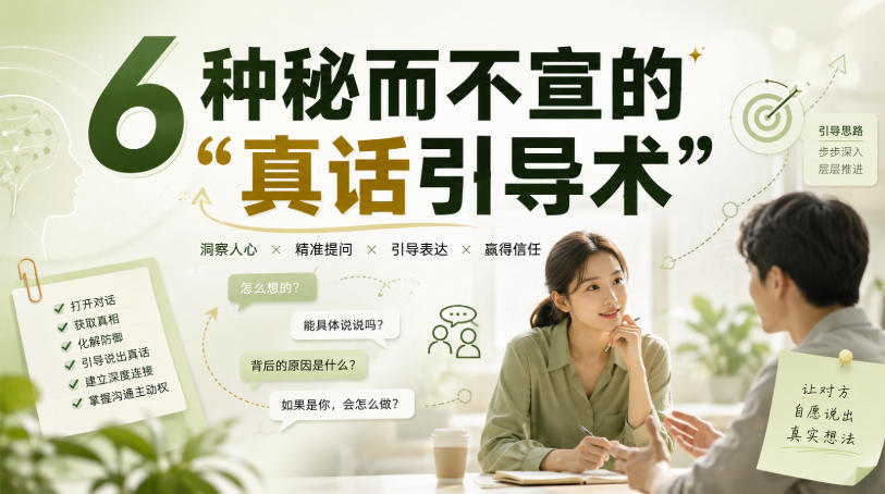 付费文章：6种秘而不宣的“真话引导术”-米壳知道—知识分享平台