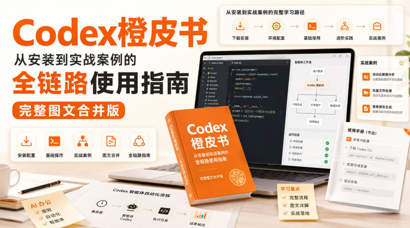 Codex橙皮书，从安装到实战案例的全链路使用指南，完整图文合并版-米壳知道—知识分享平台