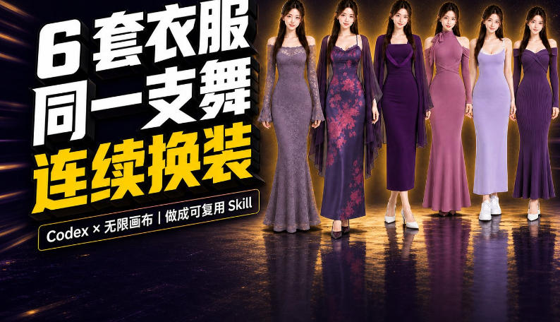 同一支舞，6套衣服按顺序切换：我把服装换装视频做成了一个Skill-米壳知道—知识分享平台