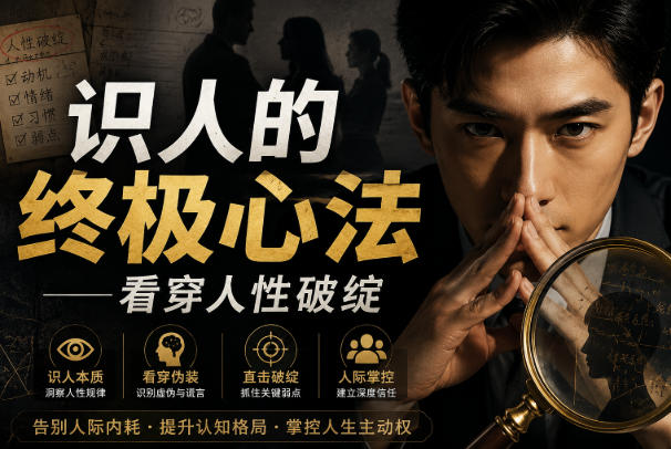 付费文章：识人的终极心法——看穿人性破绽-米壳知道—知识分享平台