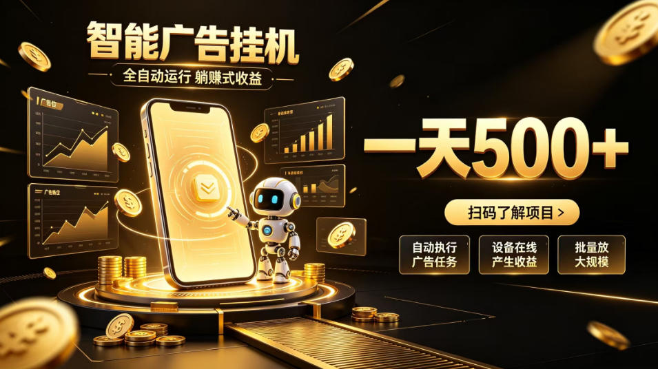 智能广告挂G项目，无需人工值守，全自动躺賺增收，单日收益可达500+【揭秘】-米壳知道—知识分享平台