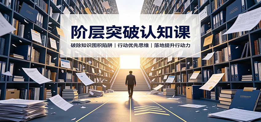 阶层突破认知课：破除知识囤积陷阱，行动优先思维，落地提升行动力-米壳知道—知识分享平台