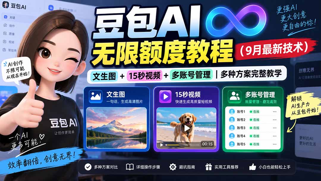 豆包AI无限额度教程(9月最新技术-米壳知道—知识分享平台