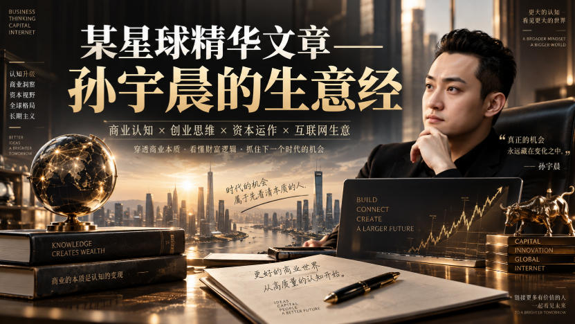 某星球精华文章——孙宇晨的生意经-米壳知道—知识分享平台