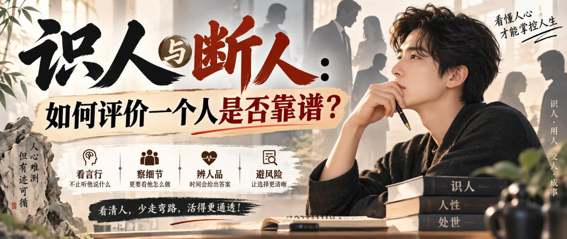 付费文章：识人与断人：如何评价一个人是否靠谱？-米壳知道—知识分享平台