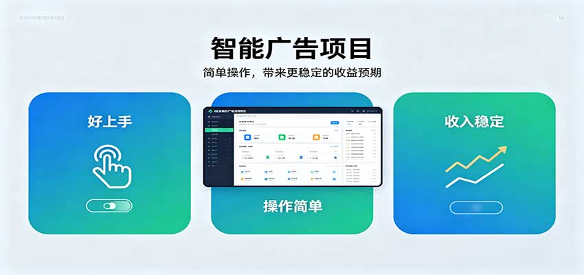 智能广告挂机项目，操作简单上手快，收益稳定可持续。稳定日入300+-米壳知道—知识分享平台