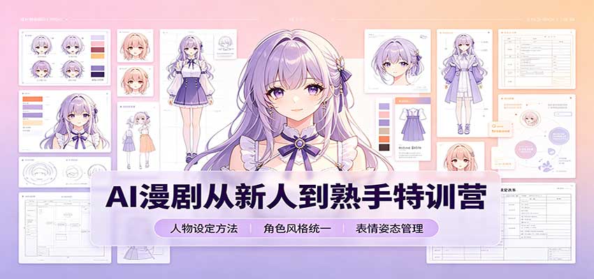AI漫剧从新人到熟手特训营:剧本分镜创作,提示词模板,人物设定与工具资源-米壳知道—知识分享平台