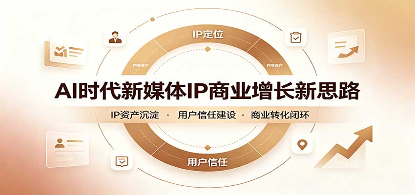 AI时代新媒体IP商业增长新思路：摒弃复杂运营套路，用极简思维打通获客路径-米壳知道—知识分享平台