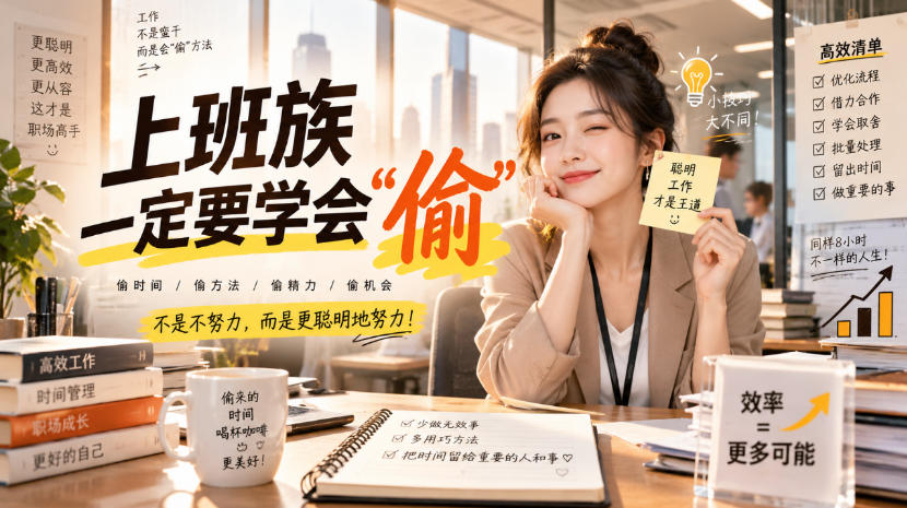 某社群精选付费文：上班族一定要学会“偷“-米壳知道—知识分享平台