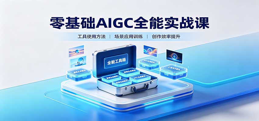 零基础AIGC全能实战课:覆盖绘画、影音、PPT、小说多场景AI创作-米壳知道—知识分享平台