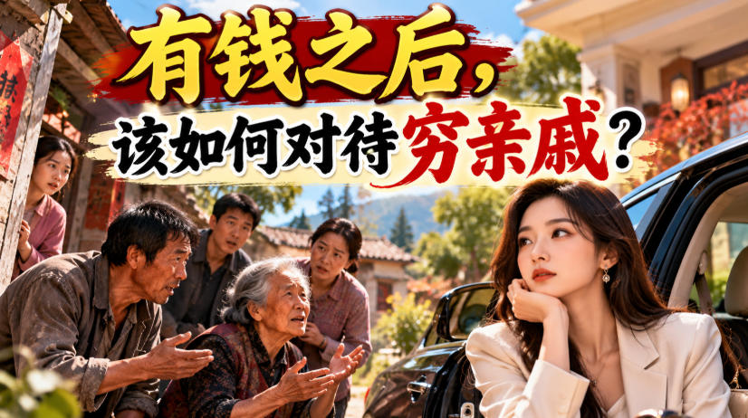 某公众号付费文章：有钱之后，该如何对待穷亲戚？-米壳知道—知识分享平台